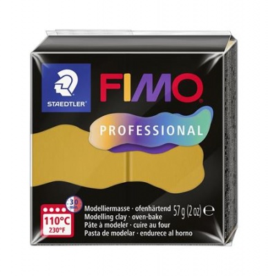 Gyurma, 57 g, égethető, FIMO "Professional", okker