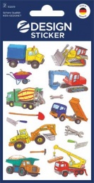 Matrica, papír, 2 ív, 76x120 mm, AVERY ZWECKFORM, "Z-Design No.53209", munkagépek