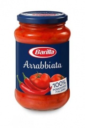 Paradicsomszósz, 400 g, BARILLA "Arrabbiata", bazsalikomos, csípőspaprikával