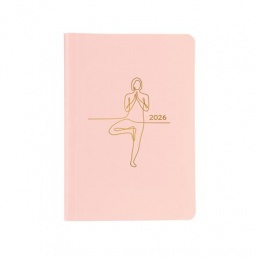 Naptár, tervező, A5, heti, TOPTIMER "Pastel", rózsaszín