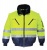 Munkavédelmi kabát, jól láthatósági, 3 az 1-ben, XL méret " Hi-Vis", sárga-tengerészkék