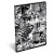 Füzet, tűzött, A4, kockás, 32 lap LIZZYSULI, "Street Rules"